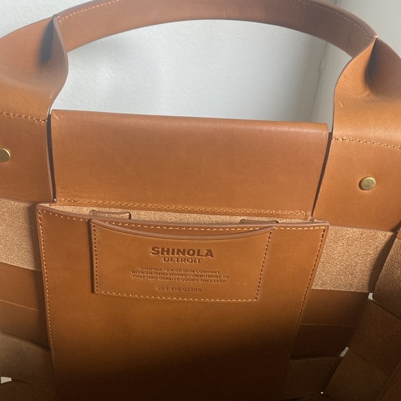 SHINOLA DETROIT -The Large Bixby Basket Bag - Picture 5 of 9